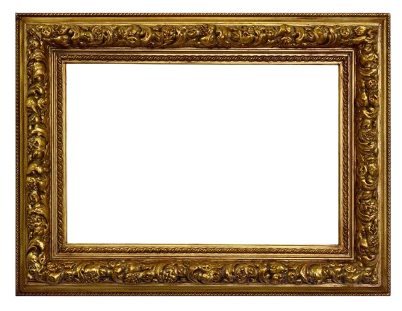 Vintage gold frame